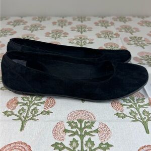 Merrell Black Suede Slip-On Ballet Flats